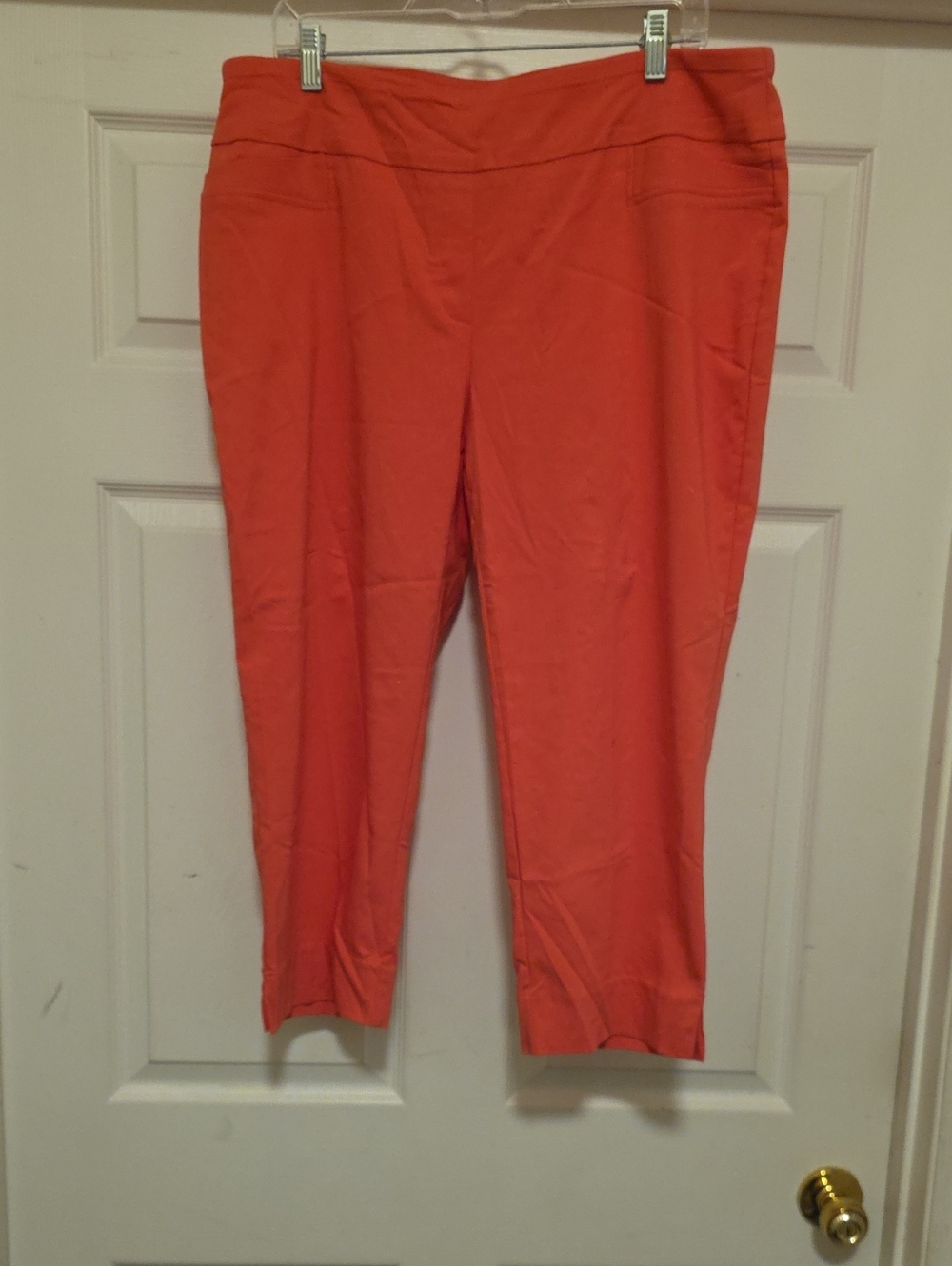 Zac & Rachel Coral Ponte Crop Pants